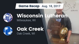 Recap: Wisconsin Lutheran  vs. Oak Creek  2017
