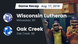 Recap: Wisconsin Lutheran  vs. Oak Creek  2018