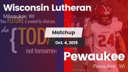 Matchup: Wisconsin Lutheran vs. Pewaukee  2019