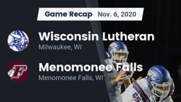 Recap: Wisconsin Lutheran  vs. Menomonee Falls  2020