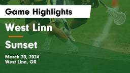 West Linn  vs Sunset  Game Highlights - March 20, 2024