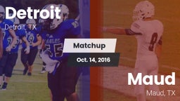 Matchup: Detroit vs. Maud  2016