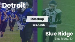 Matchup: Detroit vs. Blue Ridge  2017