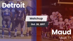 Matchup: Detroit vs. Maud  2017