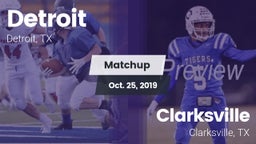 Matchup: Detroit vs. Clarksville  2019