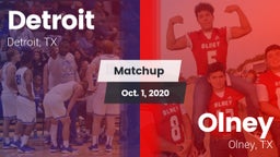 Matchup: Detroit vs. Olney  2020