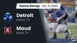 Recap: Detroit  vs. Maud  2020