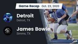 Recap: Detroit  vs. James Bowie  2020