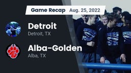 Recap: Detroit  vs. Alba-Golden  2022