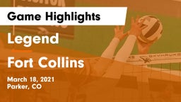 Legend  vs Fort Collins Game Highlights - March 18, 2021