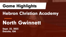 Hebron Christian Academy  vs North Gwinnett Game Highlights - Sept. 23, 2023