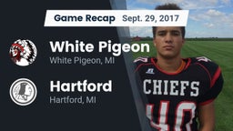 Recap: White Pigeon  vs. Hartford  2017