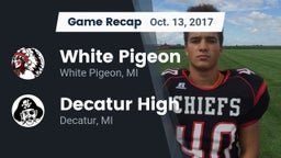 Recap: White Pigeon  vs. Decatur High  2017