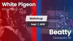 Matchup: White Pigeon vs. Beatty  2018