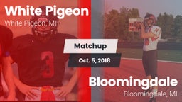 Matchup: White Pigeon vs. Bloomingdale  2018