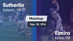 Matchup: Sutherlin vs. Elmira  2016