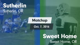 Matchup: Sutherlin vs. Sweet Home  2016