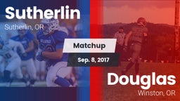 Matchup: Sutherlin vs. Douglas  2017