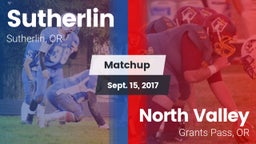 Matchup: Sutherlin vs. North Valley  2017