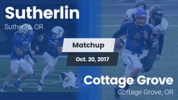 Matchup: Sutherlin vs. Cottage Grove  2017