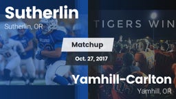 Matchup: Sutherlin vs. Yamhill-Carlton  2017