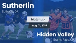 Matchup: Sutherlin vs. Hidden Valley  2018