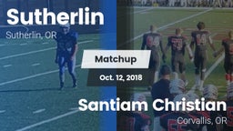 Matchup: Sutherlin vs. Santiam Christian  2018