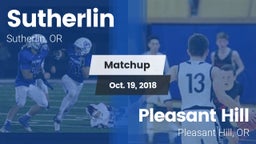 Matchup: Sutherlin vs. Pleasant Hill  2018
