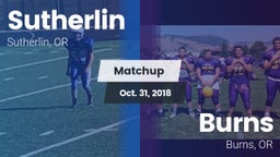 Matchup: Sutherlin vs. Burns  2018