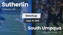 Matchup: Sutherlin vs. South Umpqua  2019