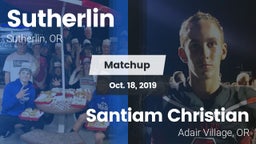 Matchup: Sutherlin vs. Santiam Christian  2019