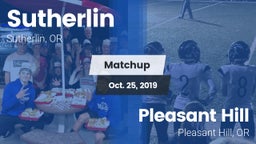 Matchup: Sutherlin vs. Pleasant Hill  2019