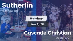Matchup: Sutherlin vs. Cascade Christian  2019