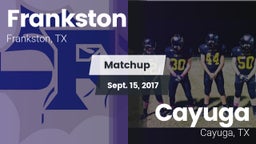 Matchup: Frankston vs. Cayuga  2017