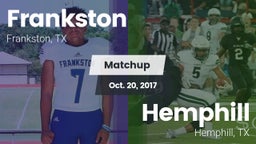 Matchup: Frankston vs. Hemphill  2017