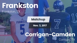Matchup: Frankston vs. Corrigan-Camden  2017