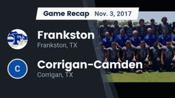 Recap: Frankston  vs. Corrigan-Camden  2017