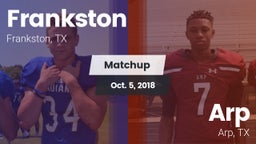 Matchup: Frankston vs. Arp  2018