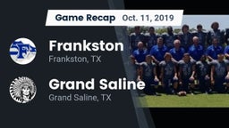 Recap: Frankston  vs. Grand Saline  2019