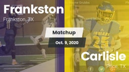 Matchup: Frankston vs. Carlisle  2020