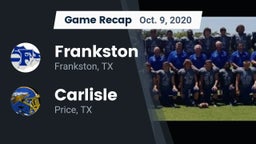 Recap: Frankston  vs. Carlisle  2020