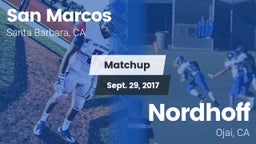 Matchup: San Marcos vs. Nordhoff  2017