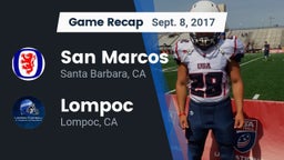 Recap: San Marcos  vs. Lompoc  2017