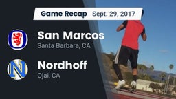 Recap: San Marcos  vs. Nordhoff  2017