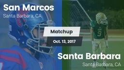 Matchup: San Marcos vs. Santa Barbara  2017