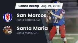 Recap: San Marcos  vs. Santa Maria  2018