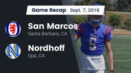 Recap: San Marcos  vs. Nordhoff  2018