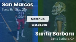 Matchup: San Marcos vs. Santa Barbara  2018