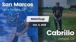 Matchup: San Marcos vs. Cabrillo  2018