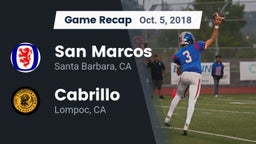 Recap: San Marcos  vs. Cabrillo  2018